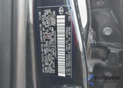 2009 Scion Xd from USA, damaged, VIN JTKKU10419J045633